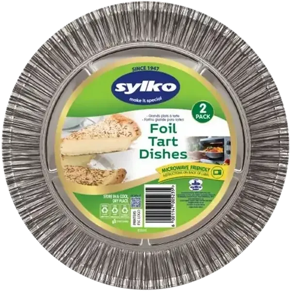 Sylko Foil Tart Dishes 2 Pack