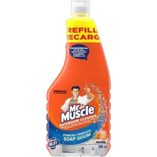 Mr Muscle Orange Bathroom Cleaner Refill 500ml