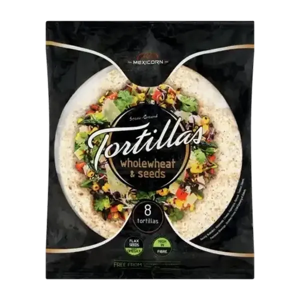 Mexicorn Wholewheat & Seeds Tortillas 8 Pack