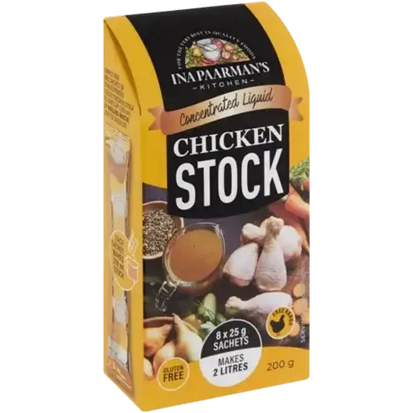 Ina Paarman's Kitchen Chicken Concentrated Liquid Stock 8 x 25g