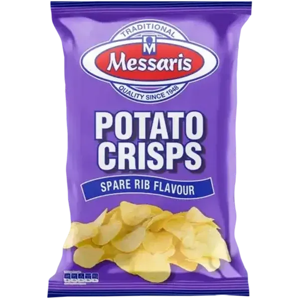 Messaris Spare Rib Flavour Potato Crisps 125g