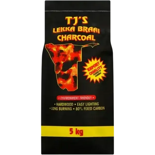TJ'S Lekka Braai Charcoal 5kg