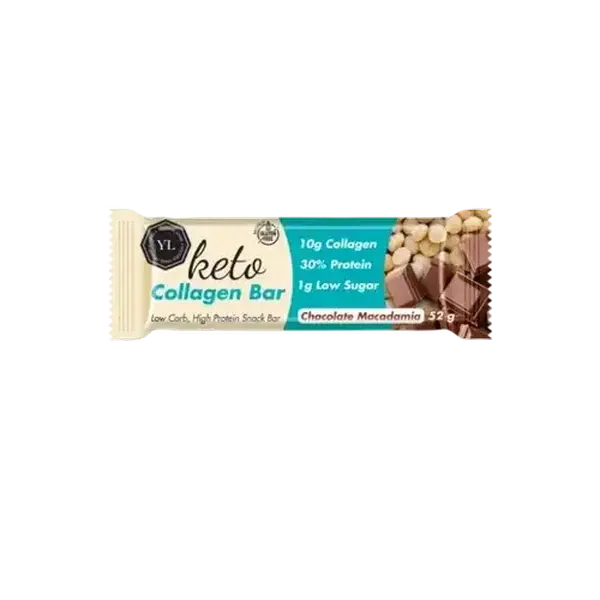Youthful Living Chocolate Macadamia Collagen Bar 52g