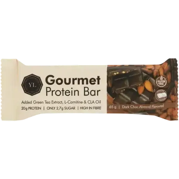 Youthful Living Dark Choc Almond Flavoured Protein Bar 65g