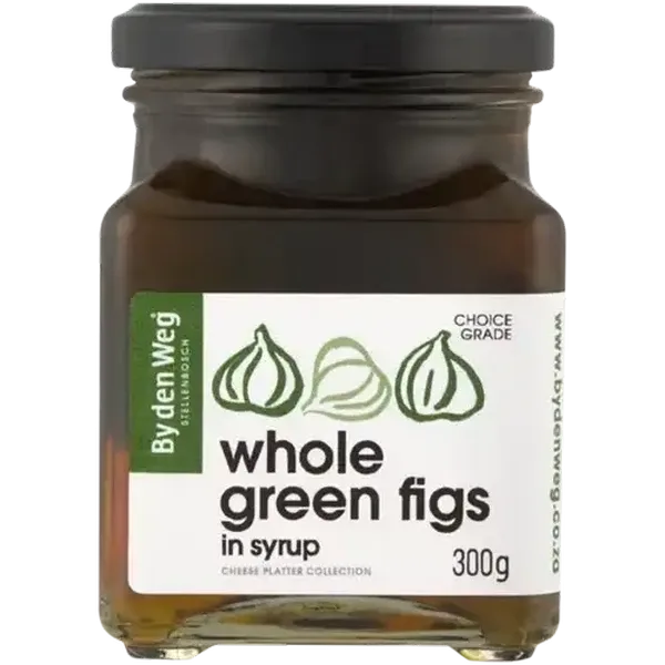 By den Weg Whole Green Figs in Syrup 300g