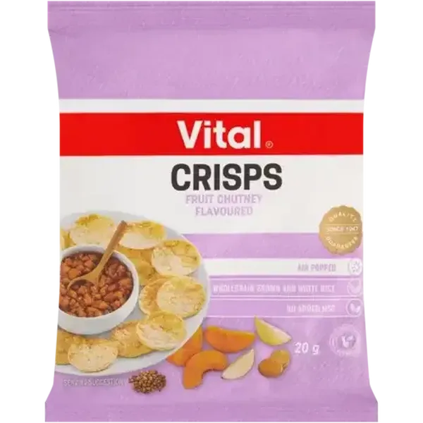Vital Fruit Chutney Flavour Crisps 20g