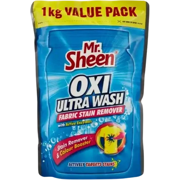 Mr. Sheen Oxi Ultra Wash Fabric Stain Remover 1kg