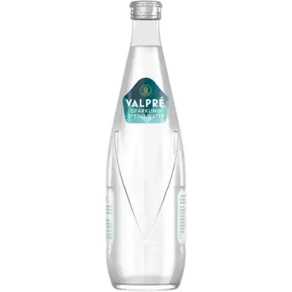 Valpré Sparkling Spring Water Glass Bottle 750ml