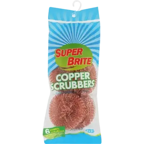 Super Brite Copper Scrubbers 6-Pack
