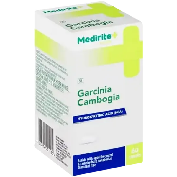 Medirite Pharmacy Garcinia Cambogia Weight Loss Capsules 60 Pack