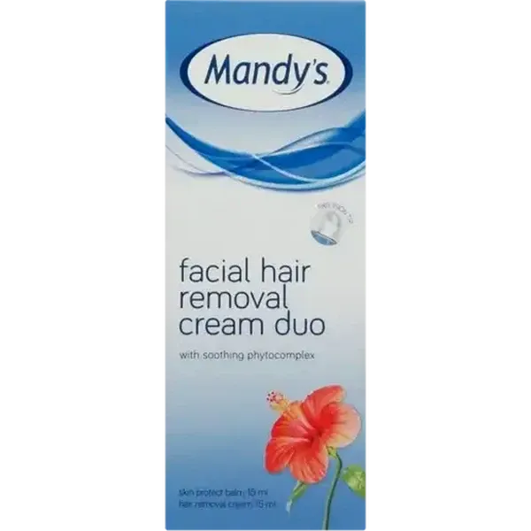 Mandy's Facial Hair Removal Cream Duo 15ml