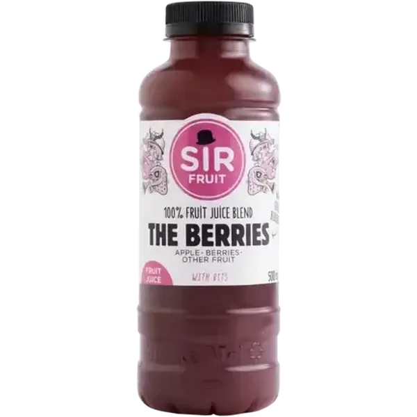 Sir Fruit The Berries 100% Fruit Juice Blend Bottle 500ml