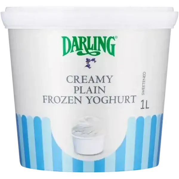 Darling Creamy Plain Frozen Yoghurt 1L
