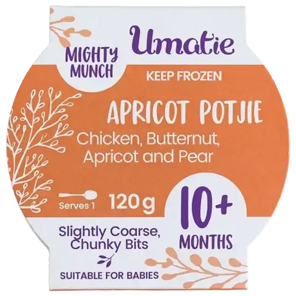 Umatie Frozen Mighty Munch Apricot Potjie Baby Food 10+ Months 120g