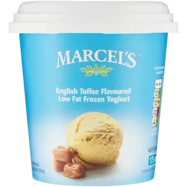 Marcel's English Toffee Flavoured Low Fat Frozen Yoghurt 175ml