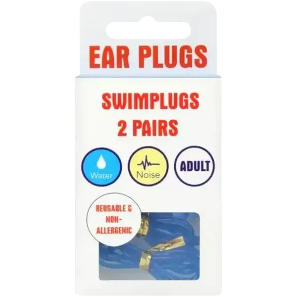 Adult Ear Care Swim Plugs 2 Pack