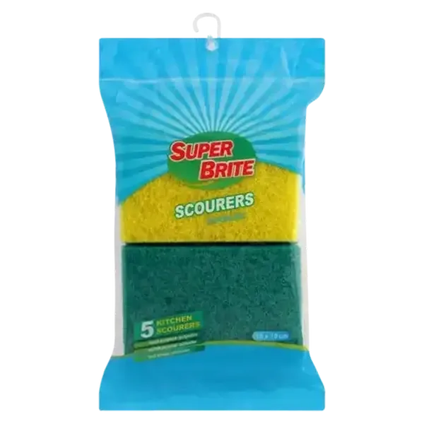 Super Brite Scourers 5-Pack