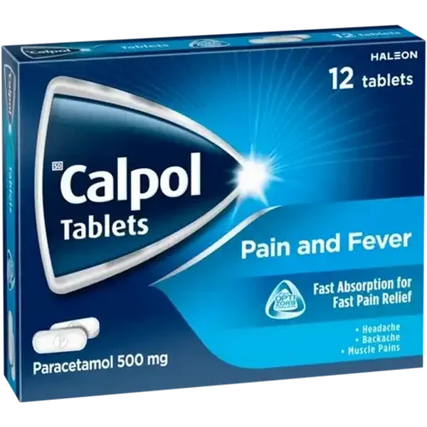 Calpol Pain & Fever Tablets 12 Pack