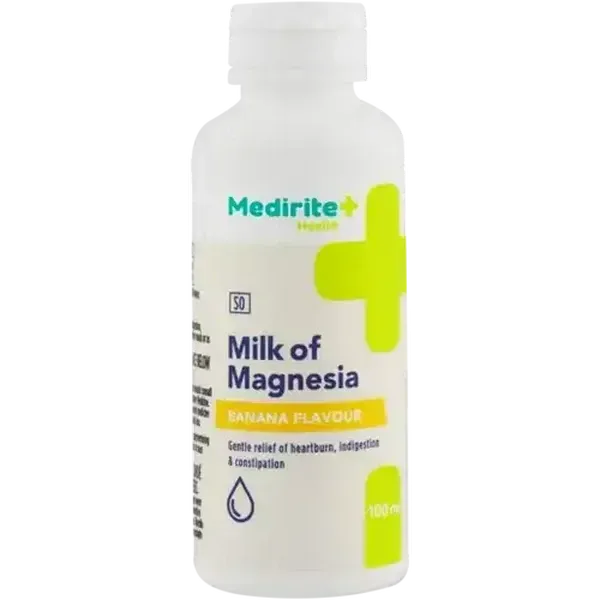Medirite Pharmacy Banana Flavour Magnesium Milk 100ml