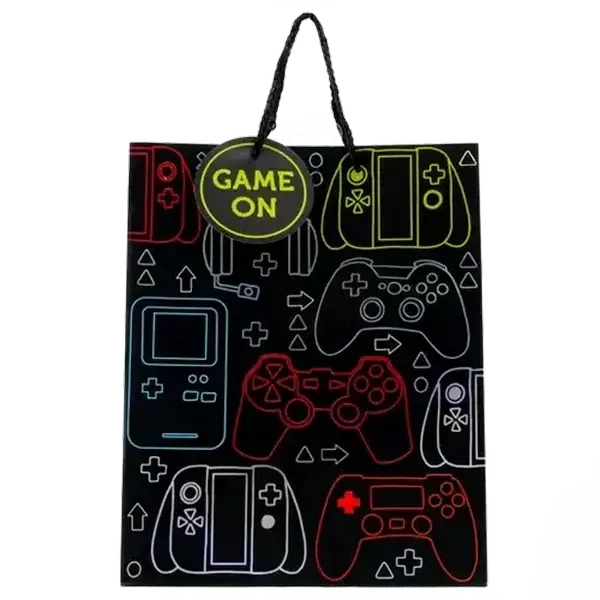 Male Printed Large Gift Bag