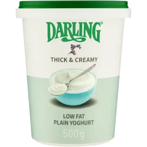 Darling Thick & Creamy Plain Low Fat Yoghurt 500g