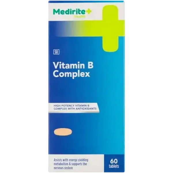 Medirite Pharmacy Vitamin B Complex Tablets 60 Pack