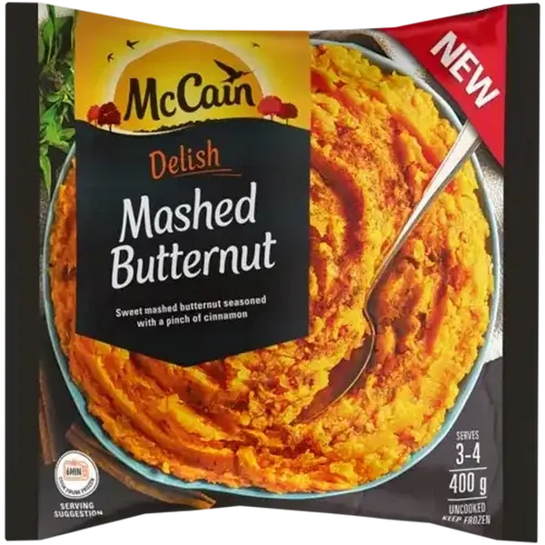 McCain Frozen Mashed Butternut 400g