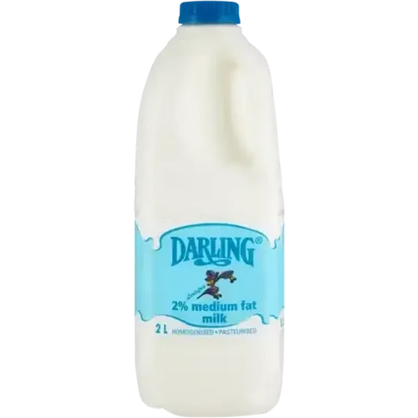 Darling 2% Medium Fat Milk 2L