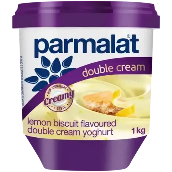 Parmalat Double Cream Lemon Biscuit Flavoured Yoghurt 1kg