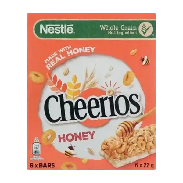 Cheerios Honey Breakfast Cereal Bars 6 x 22g