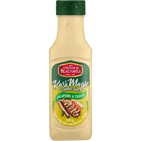 Crosse & Blackwell Kasi Magic Jalapeño & Cheese Flavoured Sauce 330g