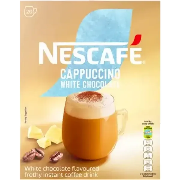 NESCAFÉ White Chocolate Instant Cappuccino 20 x 18g