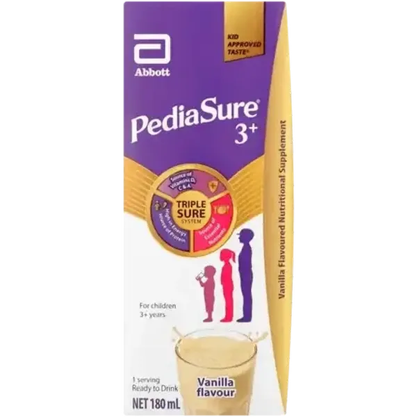 PediaSure 3+ Vanilla Flavour Nutritional Supplement 180ml