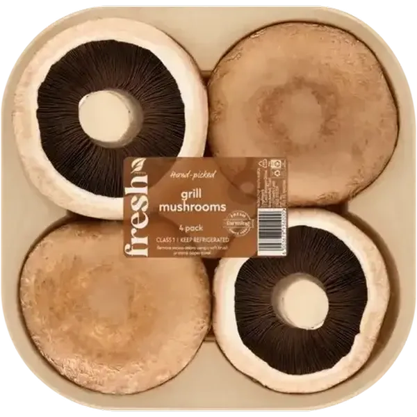 Grill Mushrooms 4s