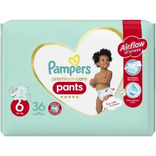 Pampers Premium Care Size 6 16+kg Pants 36 Pack