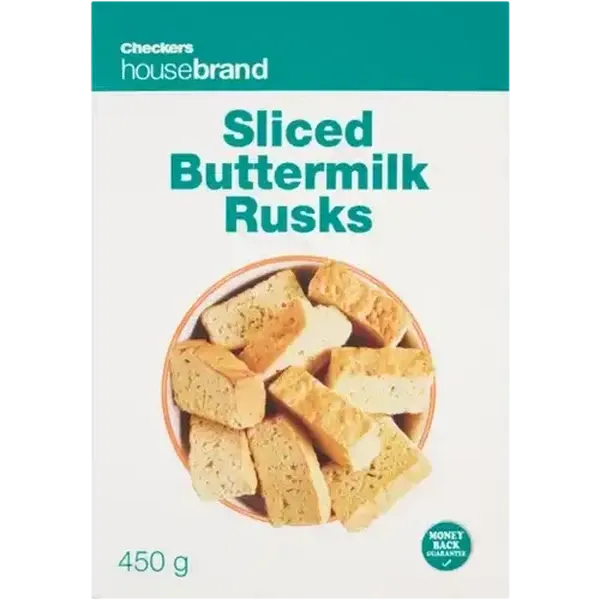 Checkers Housebrand Sliced Buttermilk Rusks 450g