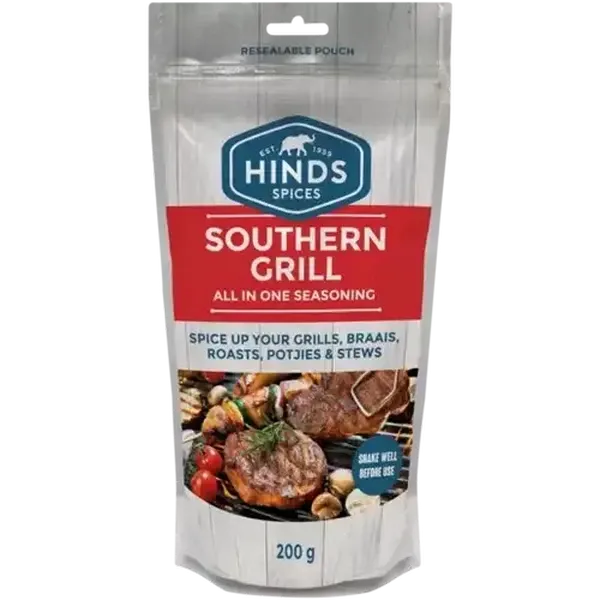 Hinds Spices Southern Grill All in One Seasoning 200g