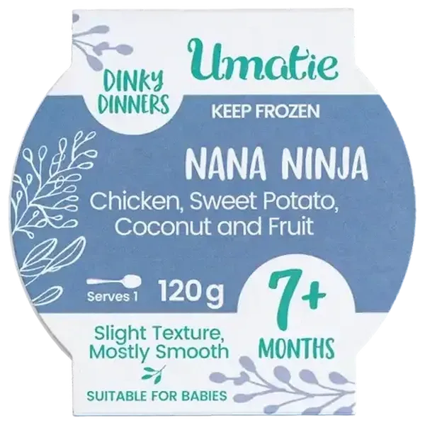 Umatie Dinky Dinners Nana Ninja Frozen Baby Food 7+ Months 120g