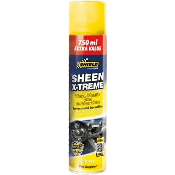 Shield Sheen X-Treme Cherry Vinyl, Plastic and Rubber Care Spray 750ml