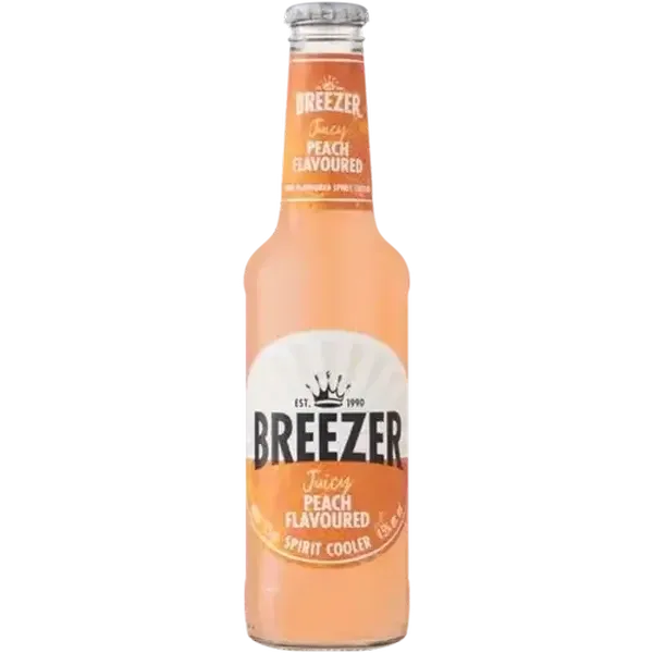Breezer Peach Flavour Spirit Cooler Bottle 275ml