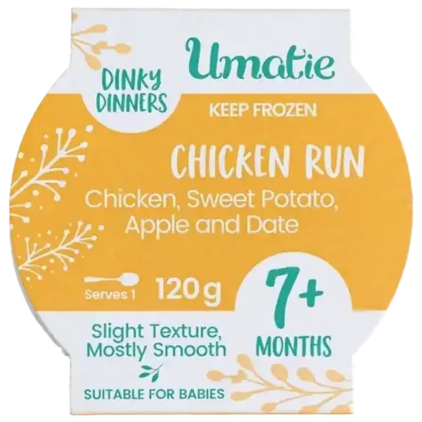 Umatie Frozen Dinky Dinners Chicken Run Baby Food 7+ Months 120g