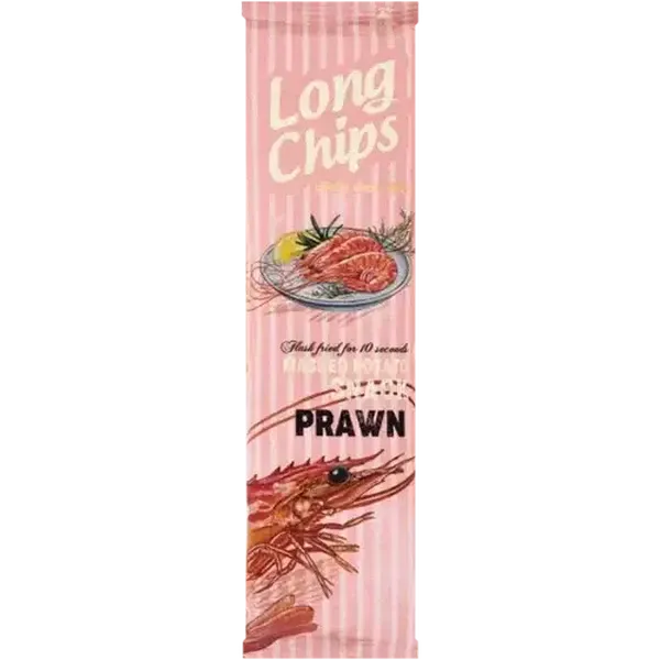 Long Chips Prawn Flavour Mashed Potato Snack 75g