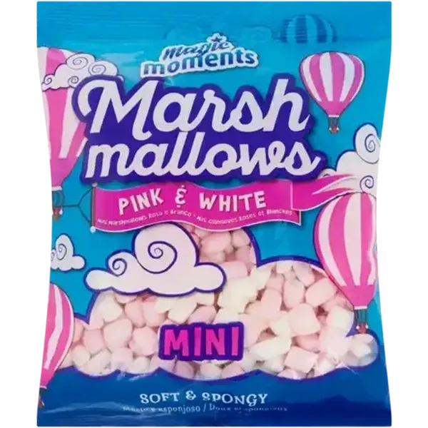 Magic Moments Pink & White Mini Marshmallows 120g