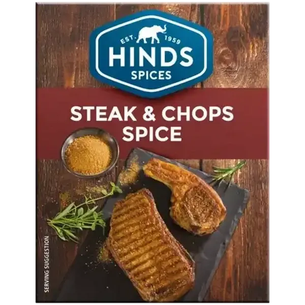 Hinds Spices Steak & Chops Spice 160g