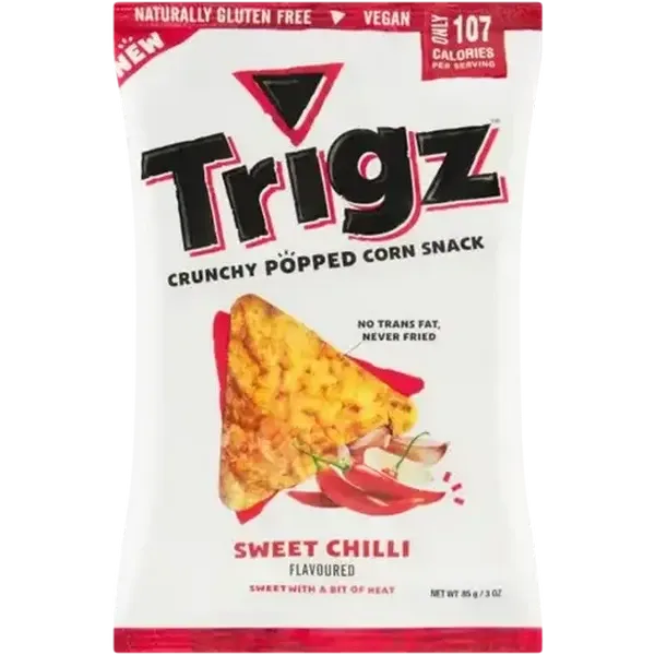 Trigz Sweet Chilli Flavoured Corn Snack 85g