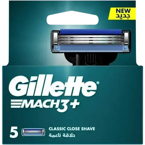 Gillette MACH3 Razor Blade Refill Cartridges 5 Pack