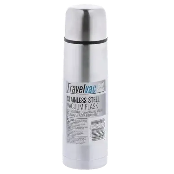 TravelVac Stainless Steel Vacuum Flask 500ml
