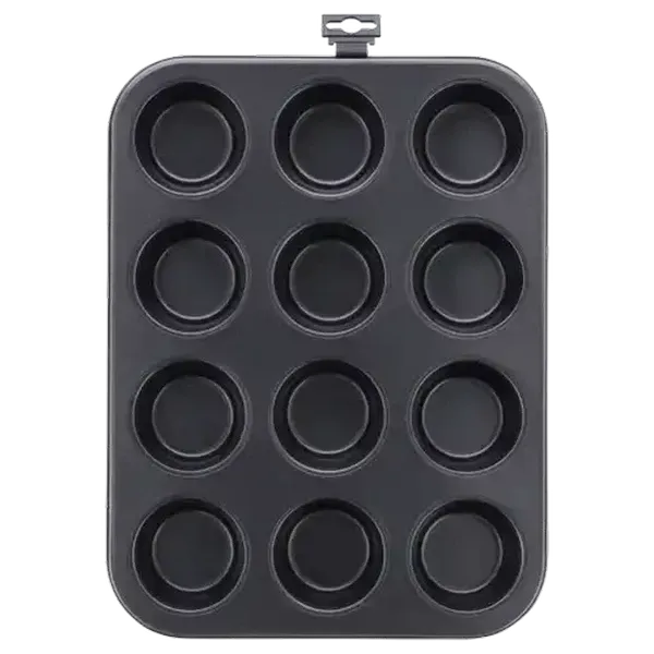 Millini 12-Cup Non-Stick Carbon Steel Muffin Pan