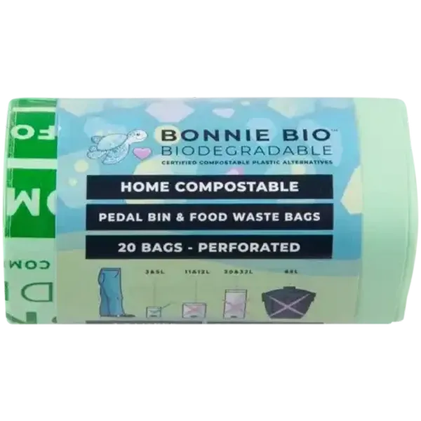 Bonnie Bio Biodegradable Pedal Bin Waste Bags 20 Pack