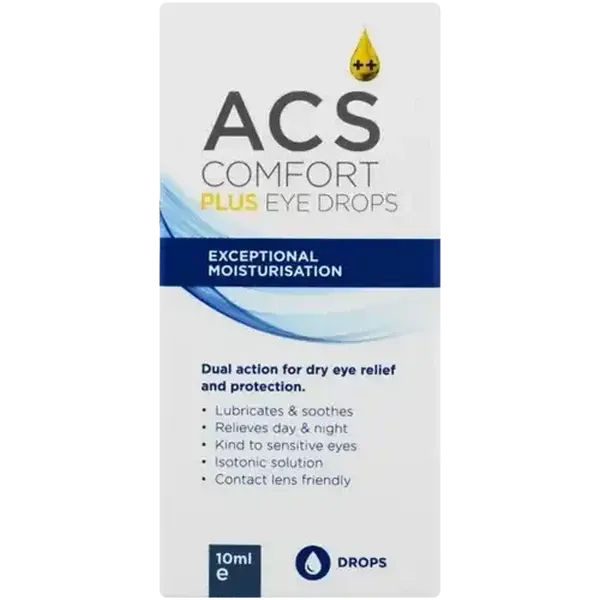 ACS Comfort Plus Eye Drops 10ml